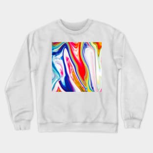 Colorful Marble Inkscape Crewneck Sweatshirt